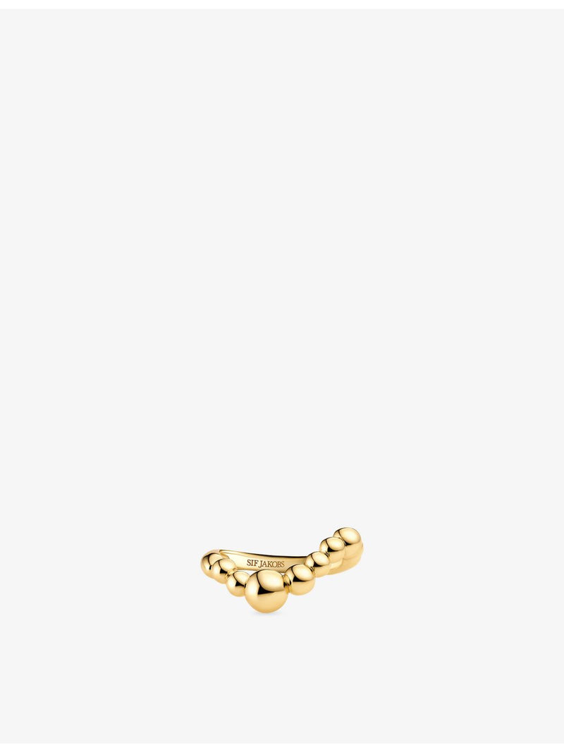 Sif Jakobs 18ct gold plated sterling silver ring, imported from the UK