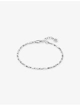 selfridges Sif Jakobs Savona Rhodium-Plated Sterling Silver Chain Bracelet 17-19cm- Buy online at McGrocer