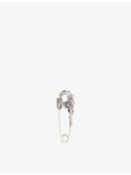 Emanuele Bicocchi sterling silver rose drop earring 4cm, UK version