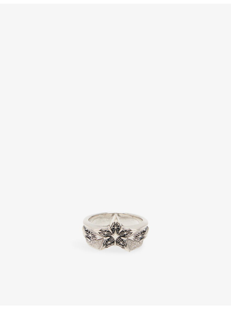 Emanuele Bicocchi sterling silver ring with star embellishment - British product