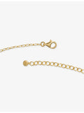 Monica Vinader asymmetric gold vermeil sterling silver chain bracelet (British brand)