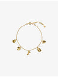 Monica Vinader asymmetric gold vermeil sterling silver chain bracelet (British brand)