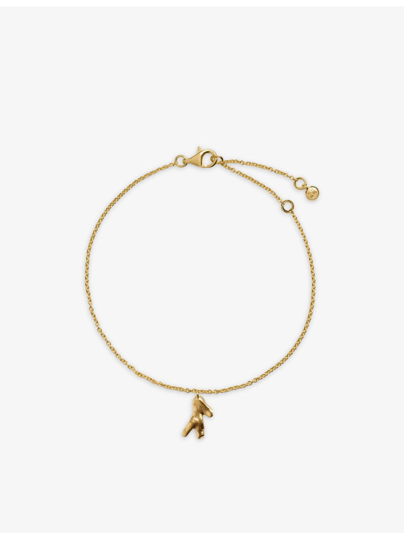 Monica Vinader Fragments Coral sterling silver chain bracelet, imported from the UK