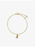 Monica Vinader Fragments Coral sterling silver chain bracelet, imported from the UK