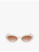 selfridges Dolce & Gabbana DG4537 Oval-Frame Acetate Sunglasses- Buy online at McGrocer