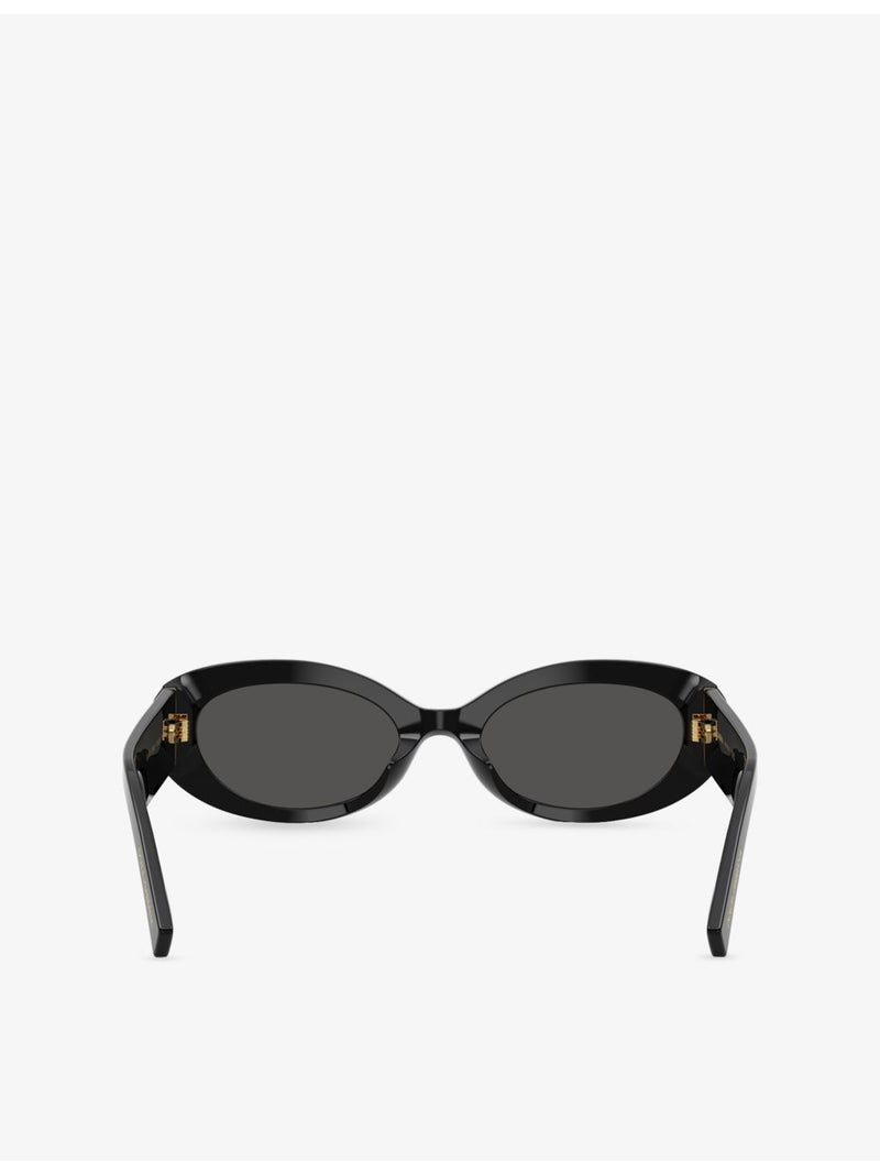 Dolce & Gabbana oval-frame acetate sunglasses DG4537 - British product