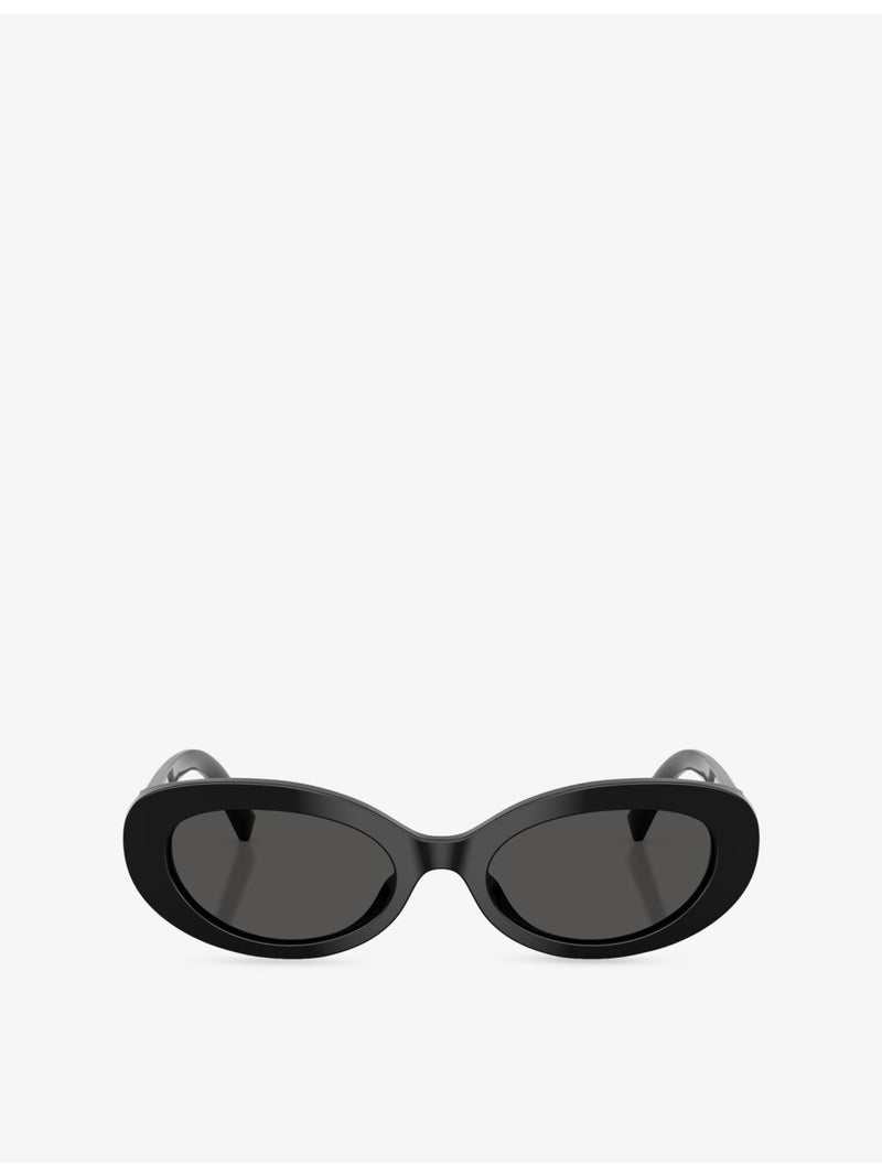 Dolce & Gabbana oval-frame acetate sunglasses DG4537 - British product