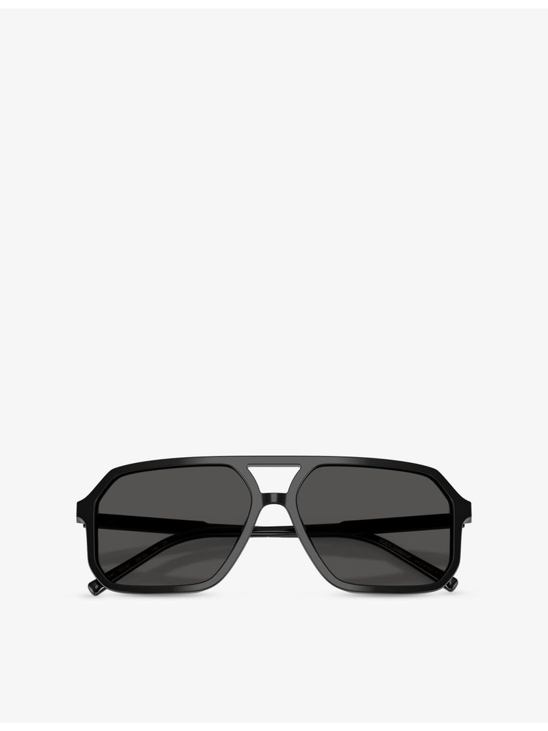 Dolce & Gabbana DG4541 square-frame acetate sunglasses - British product