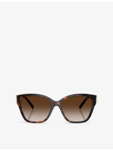 selfridges Tiffany & Co. Tortoiseshell Square-Frame Acetate Sunglasses- Buy online at McGrocer
