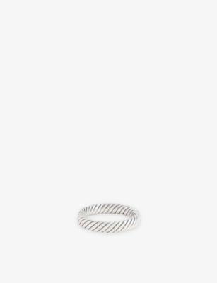 Serge DeNimes Halo Rope Pattern Sterling Silver Ring