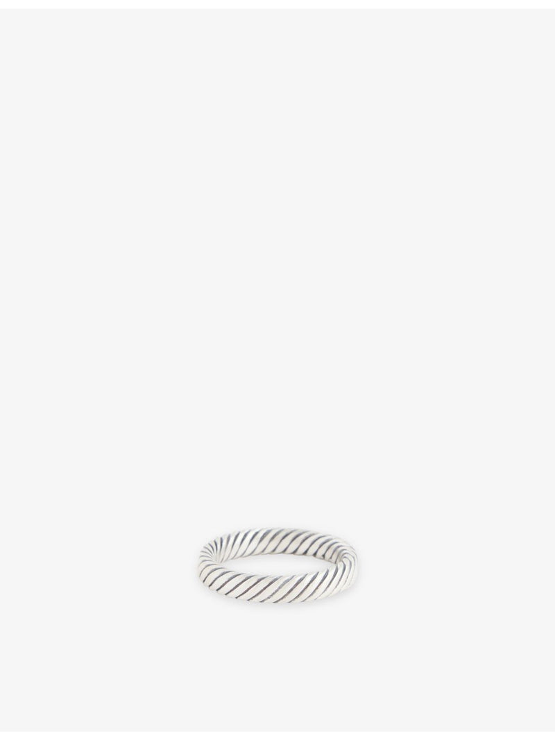 Serge DeNimes rope pattern sterling silver ring (British brand)