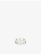 selfridges Serge Denimes Bond Sterling Silver Ring- Buy online at McGrocer