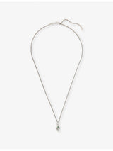 selfridges Serge DeNimes Oracle Sterling Silver and Cubic Zirconia Pendant Necklace- Buy online at McGrocer