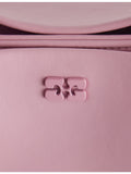GANNI small faux-leather top-handle bag - British product