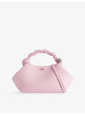 GANNI small faux-leather top-handle bag - British product