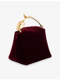 Erdem micro bloom velvet top-handle bag, British product