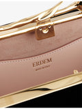 Erdem Bloom Minaudière velvet clutch bag, imported from the UK