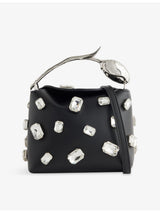 selfridges Erdem Mini Bloom Leather Top-Handle Bag- Buy online at McGrocer