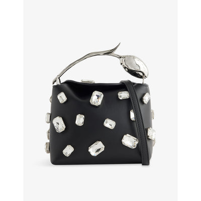 selfridges Erdem Mini Bloom Leather Top-Handle Bag- Buy online at McGrocer