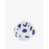selfridges Alessi Itsumo Large Porcelain Dog Food Bowl Blue Pattern 25cm- Buy online at McGrocer