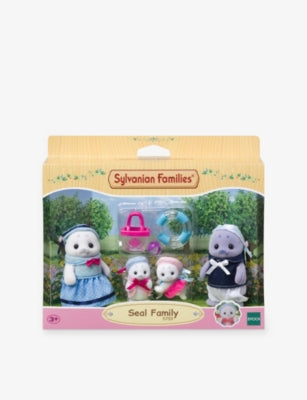 Sylvanian Families Seal Family Playset with beach accessories, UK version
