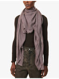 Rick Owens Emily scarf in wool silk cashmere 140x200cm - British product