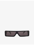 Rick Owens rectangular acetate sunglasses 7cm (British brand)