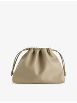 selfridges The Frankie Shop Morgan Faux Leather Small Pouch- Buy online at McGrocer