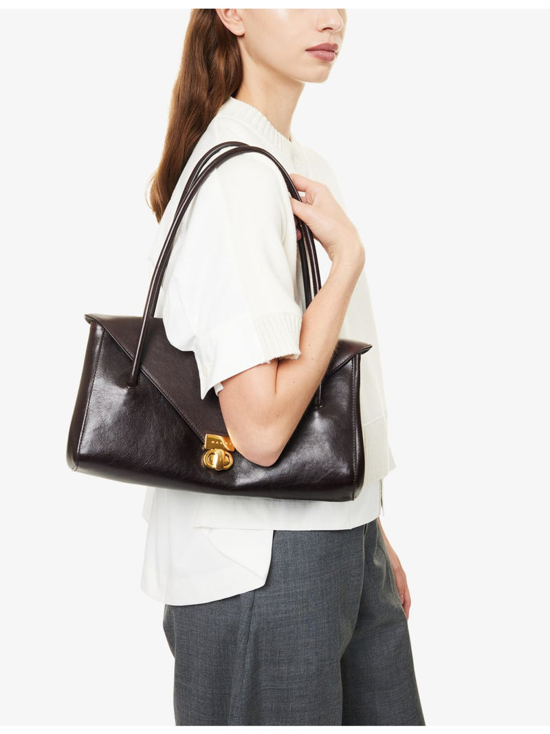 Marni East-West leather shoulder bag - British product