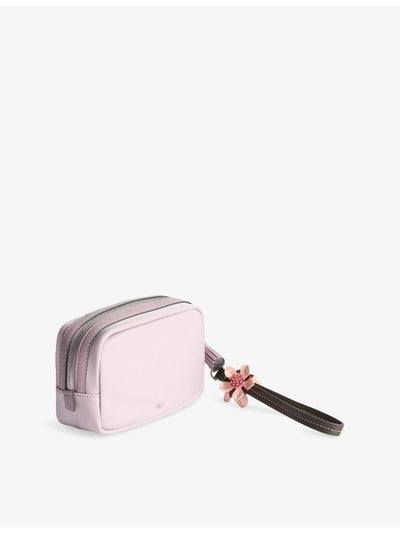 selfridges Anya Hindmarch Sakura Blossom Important Things Woven Pouch- Buy online at McGrocer