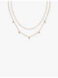 Astrid & Miyu starfish necklace with cubic zirconia, imported from the UK