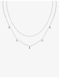 Astrid & Miyu starfish necklace with cubic zirconia, UK version