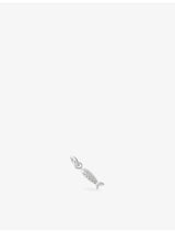 selfridges Astrid & Miyu Fish Rhodium-Plated Sterling-Silver Clip Charm- Buy online at McGrocer