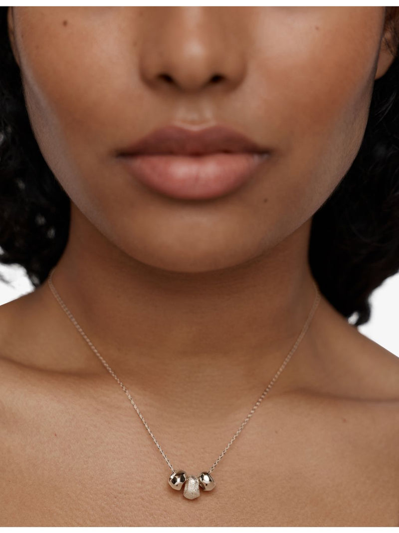 Monica Vinader sterling silver chain necklace adjustable 41-46cm (British brand)