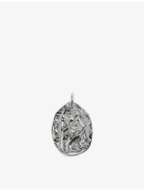 selfridges Monica Vinader St Christopher Sterling Silver Pendant- Buy online at McGrocer