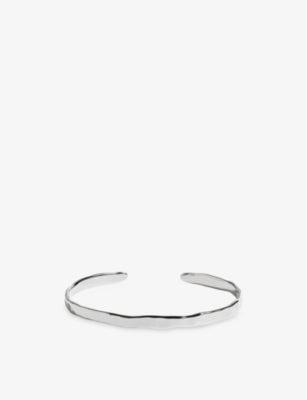 Monica Vinader Siren Muse Slim Sterling-Silver Bracelet Cuff 18cm