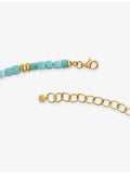 Monica Vinader Amaia amazonite gold vermeil bracelet 15-19cm - British product