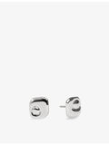 Monica Vinader Amaia sterling silver stud earrings, imported from the UK