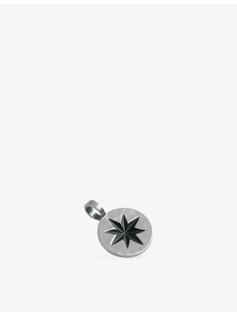 Monica Vinader Guiding Star sterling silver pendant 13mm, imported from the UK