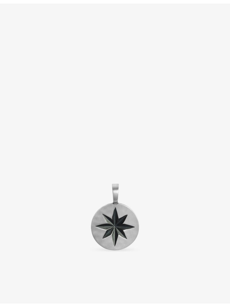 Monica Vinader Guiding Star sterling silver pendant 13mm, imported from the UK