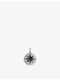 Monica Vinader Guiding Star sterling silver pendant 13mm, imported from the UK