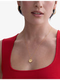 Astley Clarke Midi locket necklace 18ct gold plated sterling silver (British brand)