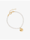 Astley Clarke mother of pearl locket bracelet gold-plated, UK version