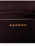 Sandro Le Mambo small leather shoulder bag, UK version