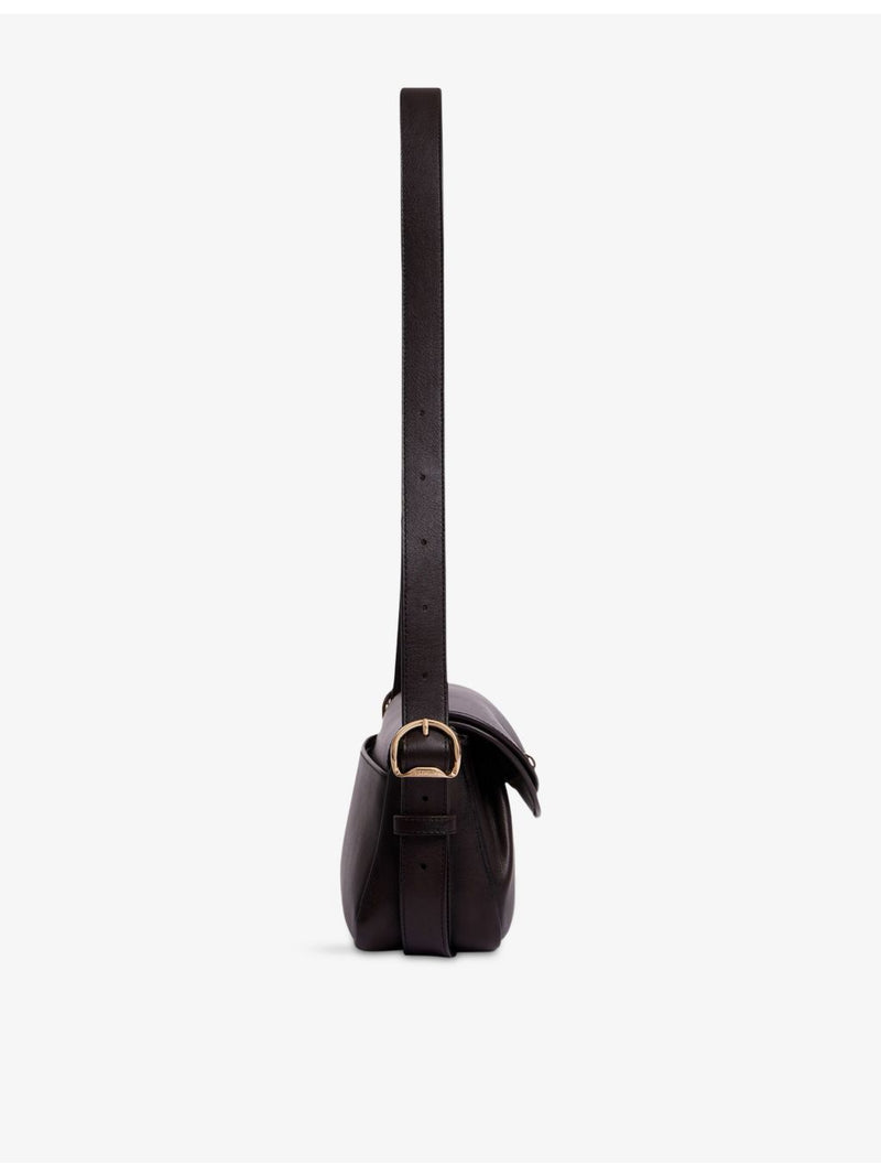 Sandro Le Mambo small leather shoulder bag, UK version