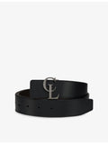 Christian Louboutin logo-buckle leather belt 3.5cm - British product