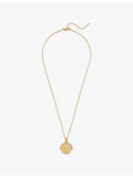 Rachel Jackson rainbow happy face 14ct gold-plated necklace, imported from the UK