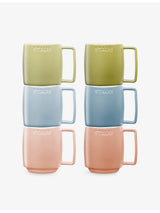 selfridges Staub Macaron Set of Six Ceramic Mugs 350ml- Buy online at McGrocer