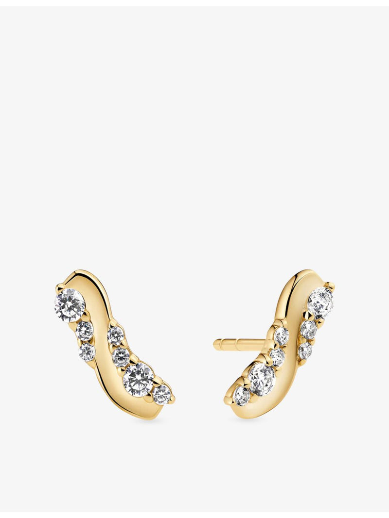 Sif Jakobs Ellera Waves earrings 10cm drop, imported from the UK