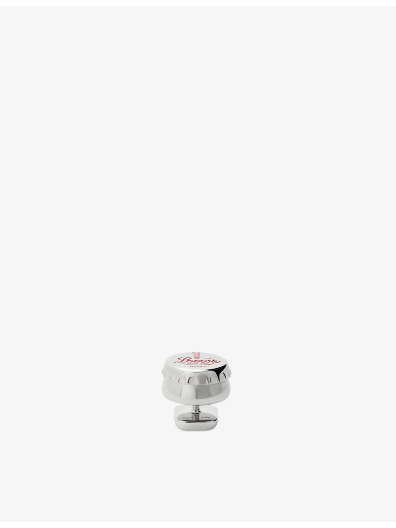 Loewe brass bottle cap pin silver-toned finish - British product